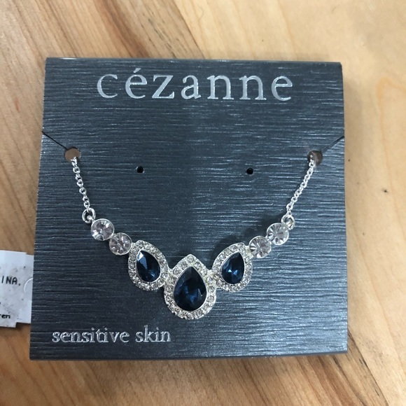 cezanne Jewelry - 3/$25 Cezanne Fine Costume Silver Gem Necklace NWT cezanne Jewelry - 3/$25 Cezanne Fine Costume Silver Gem Necklace NWT